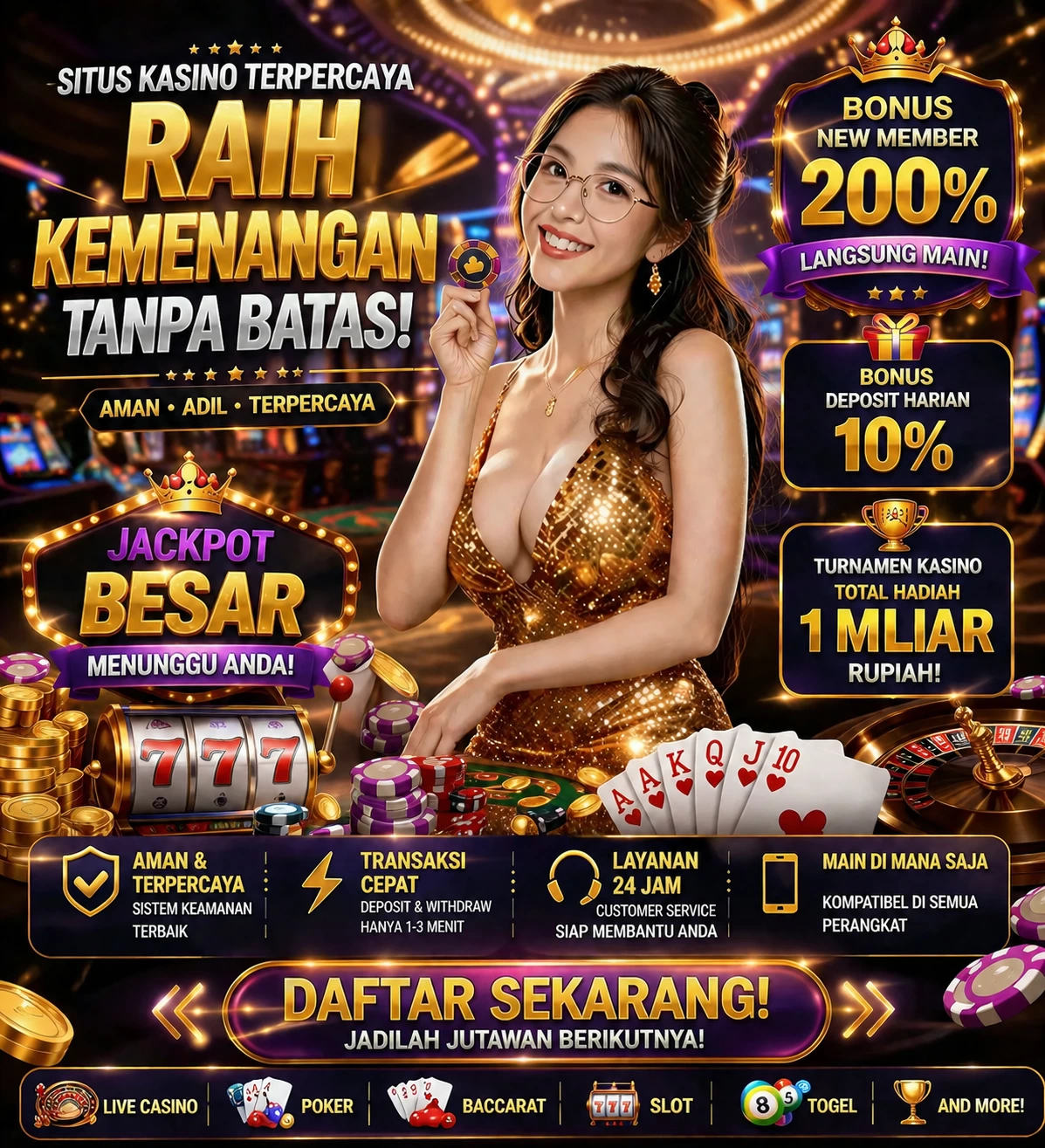 Roleta e blackjack aua777
